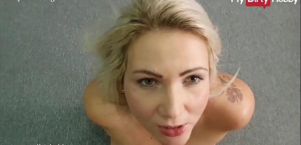  MyDirtyHobby - Huge POV facial cumshot for gorgeous blonde